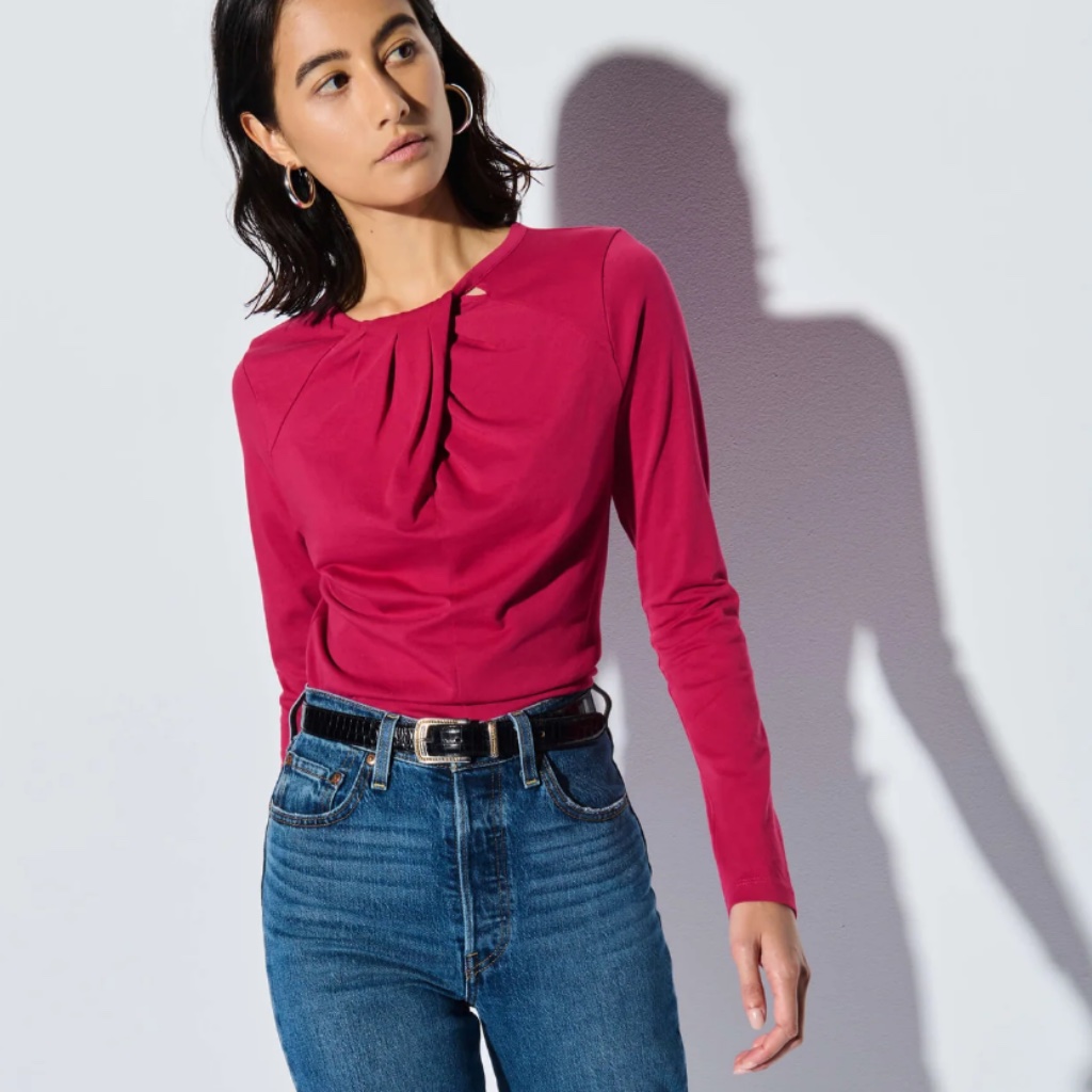 Pink Nwt Nation Ltd Rosalind Long Sleeve - Small